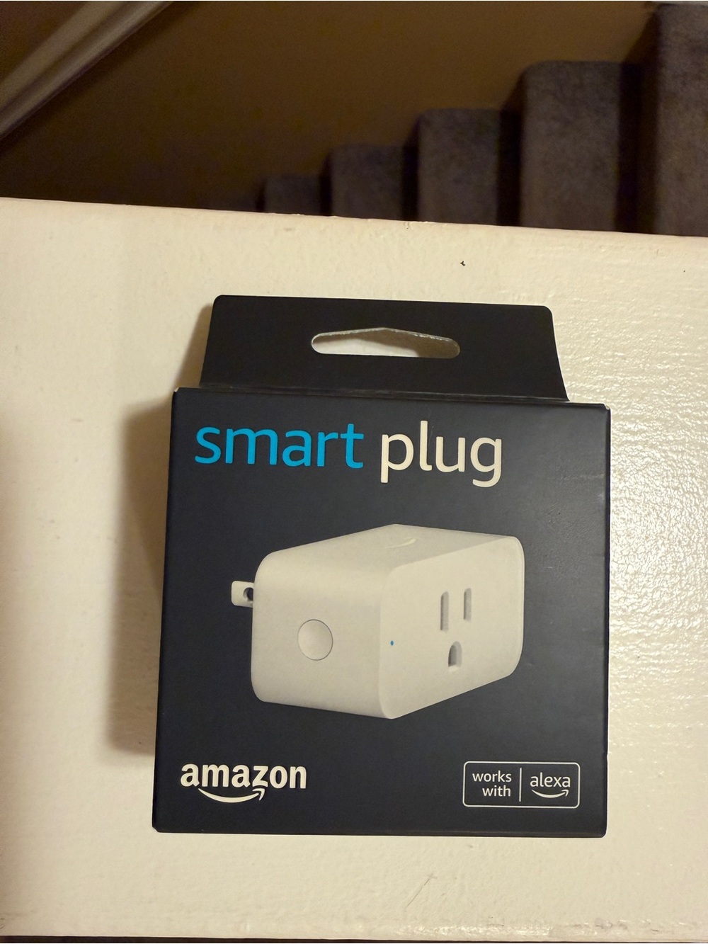 Amazon Smart Plug – White with Blue Accent Packaging